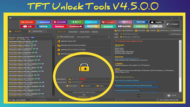 TFT Unlock Tool V4.5.0.0