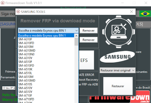 FIRMWAREDOWN TOOLS V1.0.1